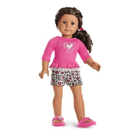 AMERICAN GIRL Doll Outfit Lovely Leopard Pajamas for 18" Dolls Truly Me PJs - Picture 6 of 7